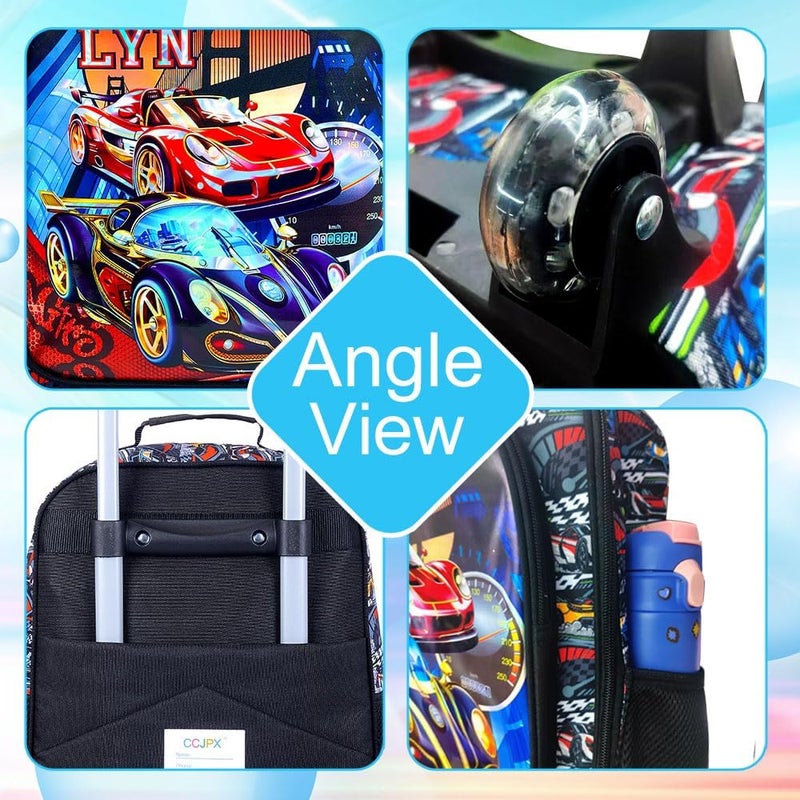 KLFVB Kids Luggage for Boys Girls, Cute Rolling Wheels Suitcase for Toddler, Children Travel Carry on Suitcase - Image 5